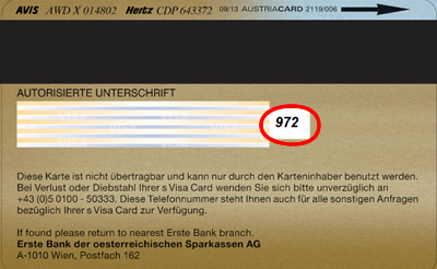 Sicherheitscode Cvv Wo Auf Der Bankkarte? / V Pay Karte : Bei cvv, cvc, cvv2 und cvc2 handelt es ...