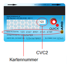 Kartennummer Unterschied Kreditkartennummer